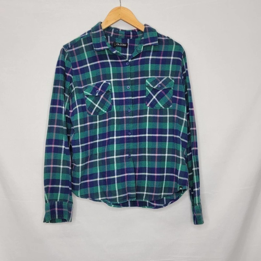 Volcom Double Breasted Pocket Button Up Shirt - image 2